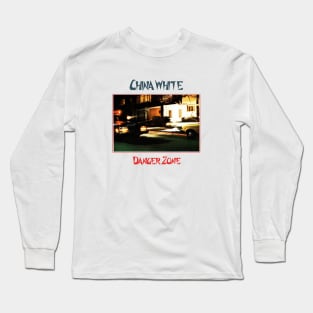 China White Danger Zone Long Sleeve T-Shirt